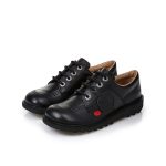 Kickers Kick Lo Shoes Black/ Leather