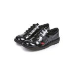 Kickers Kick Lo Shoes Black/ PATENT