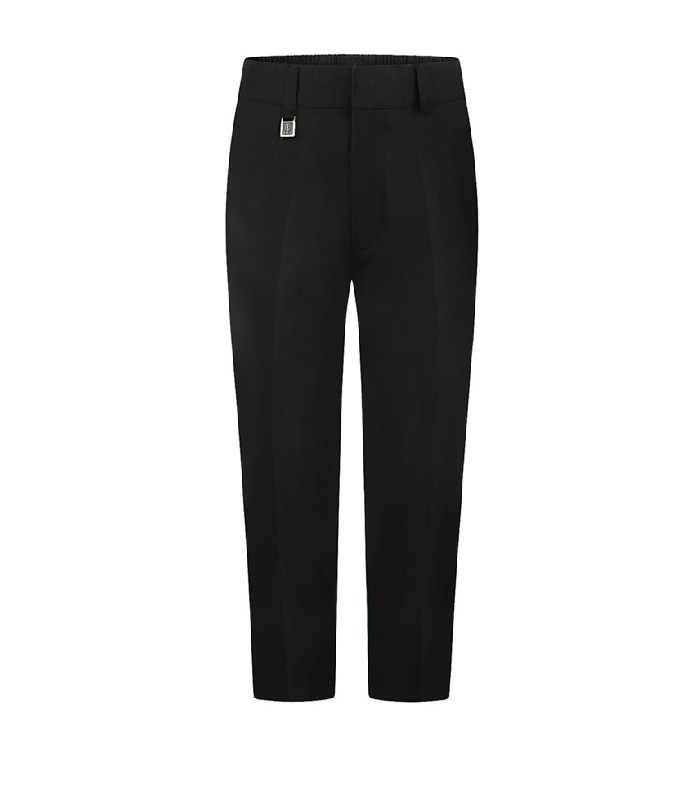 Black sturdy fit trouser
