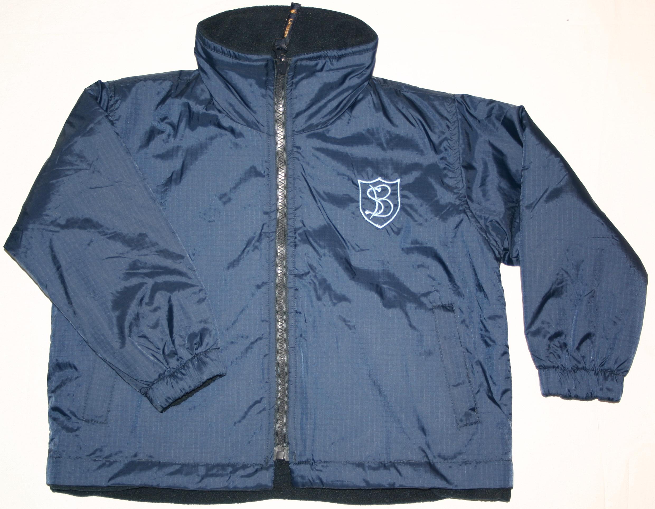 St Bart’s Reversible Fleece Jacket with Logo – WearAbouts Schoolwear