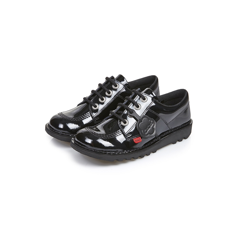 Razernij Hong Kong Opera Kickers Kick Lo Shoes Black/ PATENT – WearAbouts Schoolwear