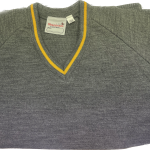 Bonus Pastor Jumper Yr 7 - Yr 8  Grey with Gold Stripe