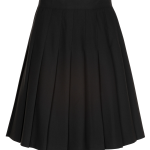 Official School Black Stitched Down Pleated Skirt