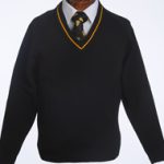 Bonus Pastor Jumper Yr 9 - Yr 11  Black with Gold Stripe