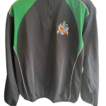 Haberdashers Borough Academy Navy & Emerald 1/4 Zip P.E Top With Logo