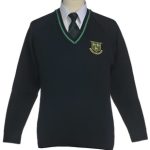 Prendergast Vale Jumper with Green Stripe